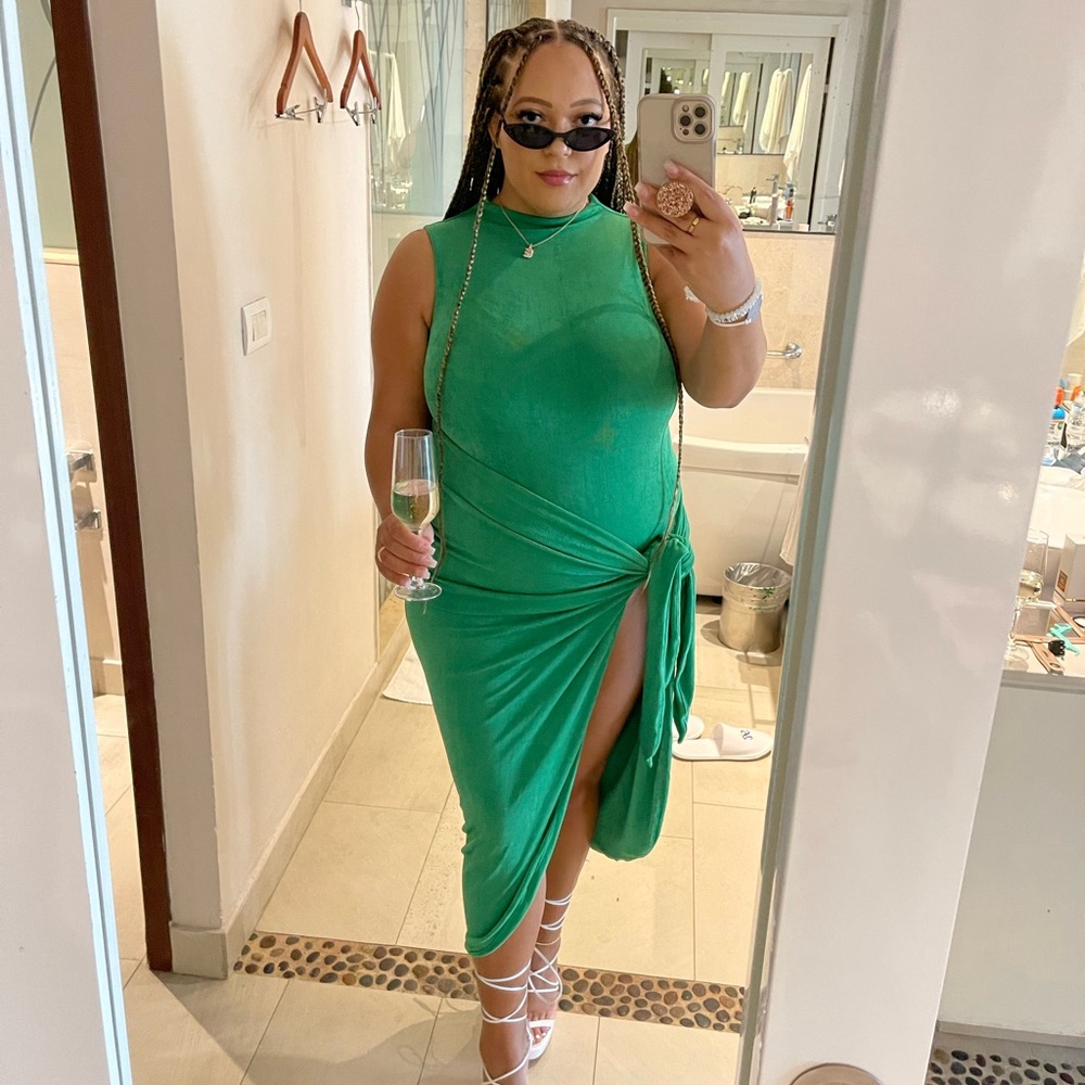 Emerald Aubree Midi Dress